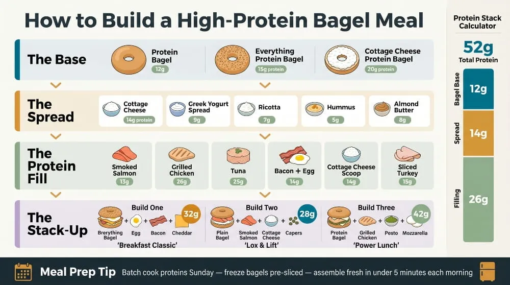 How to Build a High-Protein Bagel Meal